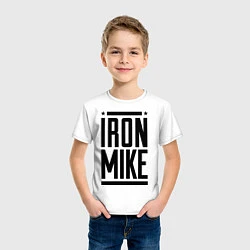 Футболка хлопковая детская Iron Mike, цвет: белый — фото 2