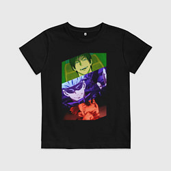 Футболка хлопковая детская Сильнейшие Магическая битва, цвет: черный
