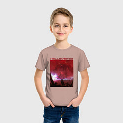 Футболка хлопковая детская Helldivers 2: Battlefield, цвет: пыльно-розовый — фото 2