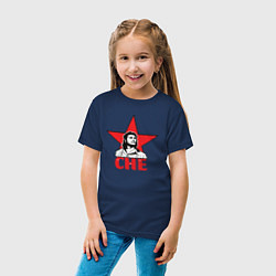 Футболка хлопковая детская Che Guevara star, цвет: тёмно-синий — фото 2