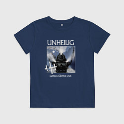 Футболка хлопковая детская Unheilig - Gipfelsturmer live, цвет: тёмно-синий