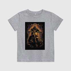 Детская футболка Брутальный мотоциклист