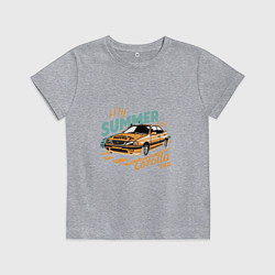 Футболка хлопковая детская My Summer Car Toyota Corolla, цвет: меланж
