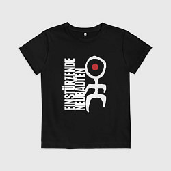 Футболка хлопковая детская Einstrzende Neubauten - Logo, цвет: черный