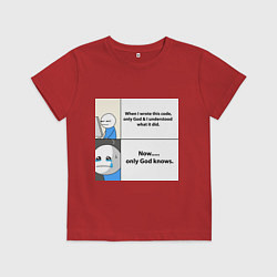 Футболка хлопковая детская Programmers life, цвет: красный