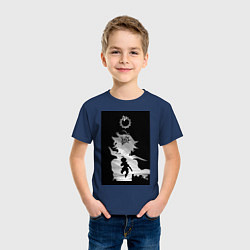 Футболка хлопковая детская Семь смертных грехов Мелиодас, цвет: тёмно-синий — фото 2