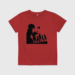 Футболка хлопковая детская Команда Семь смертных грехов, цвет: красный