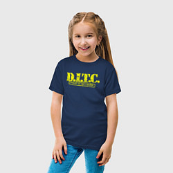 Футболка хлопковая детская DITC, цвет: тёмно-синий — фото 2