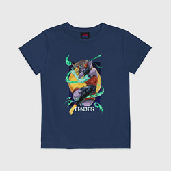 Футболка хлопковая детская Hades Melinoe, цвет: тёмно-синий