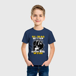 Футболка хлопковая детская Depeche Mode - On stage, цвет: тёмно-синий — фото 2