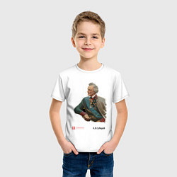 Футболка хлопковая детская Суворовъ генерал, цвет: белый — фото 2