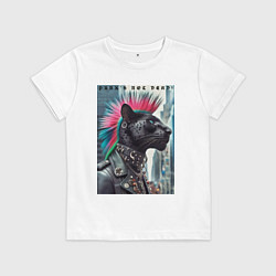 Детская футболка Dude panther - punks not dead