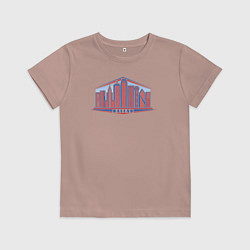 Футболка хлопковая детская Dallas city, цвет: пыльно-розовый