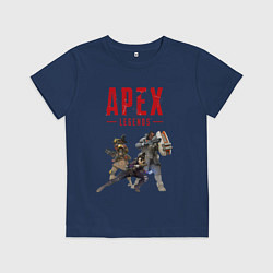 Футболка хлопковая детская Легенды Апекса, цвет: тёмно-синий