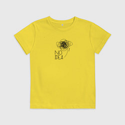 Футболка хлопковая детская No idea, цвет: желтый
