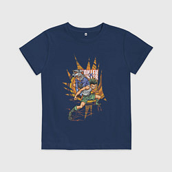 Футболка хлопковая детская Hunter x Hunter Гон Питоу, цвет: тёмно-синий