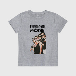 Футболка хлопковая детская Depeche Mode Violator 3, цвет: меланж