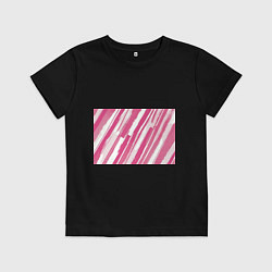 Детская футболка Розовые полосы