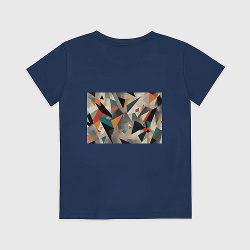 Детская футболка Отголоски конструктивизма / Тёмно-синий – фото 2