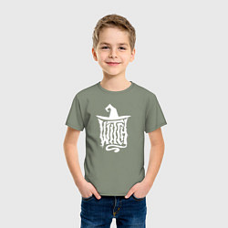 Футболка хлопковая детская Witch - hat, цвет: авокадо — фото 2