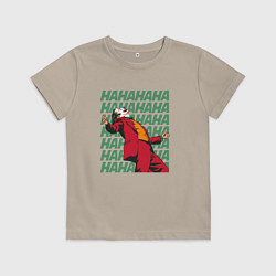 Футболка хлопковая детская Joker, цвет: миндальный