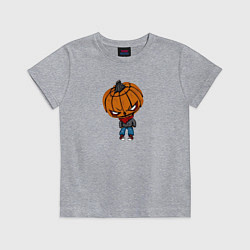 Футболка хлопковая детская Sigma boy is Halloween, цвет: меланж