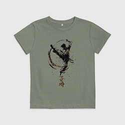 Футболка хлопковая детская Неизвестный боец, цвет: авокадо