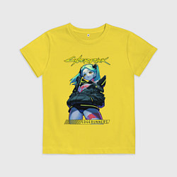 Футболка хлопковая детская Rebecca - edge runners, цвет: желтый