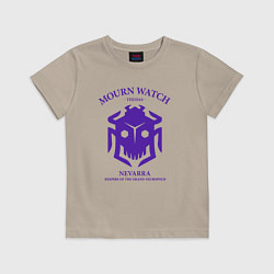 Футболка хлопковая детская Mourn Watch Dragon Age, цвет: миндальный
