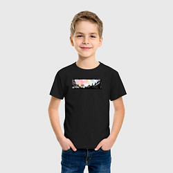 Футболка хлопковая детская Страсть к путешествиям на колесах, цвет: черный — фото 2