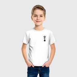 Футболка хлопковая детская Король Крести - для пары, цвет: белый — фото 2