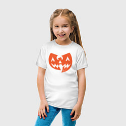 Футболка хлопковая детская Wu-Tang halloween, цвет: белый — фото 2