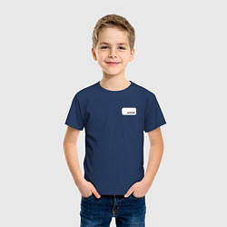 Футболка хлопковая детская Madness girl, цвет: тёмно-синий — фото 2