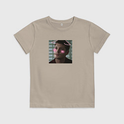 Футболка хлопковая детская Дин - Сверхъестественное, цвет: миндальный