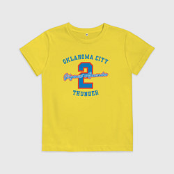 Футболка хлопковая детская Shai Oklahoma, цвет: желтый
