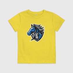 Футболка хлопковая детская Mavericks team, цвет: желтый