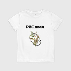 Футболка хлопковая детская Рисовал, цвет: белый