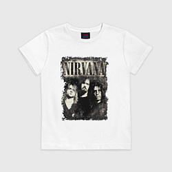Футболка хлопковая детская Nirvana foto, цвет: белый