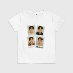 Футболка хлопковая детская Astro фотографии, цвет: белый