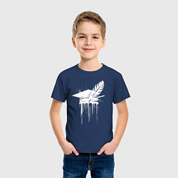 Футболка хлопковая детская Символ знаний и творчества, цвет: тёмно-синий — фото 2