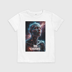 Футболка хлопковая детская The Creators - big space celestial, цвет: белый