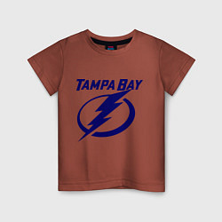 Футболка хлопковая детская HC Tampa Bay, цвет: кирпичный