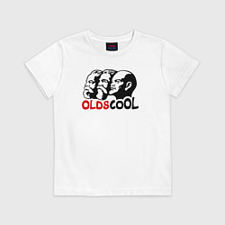 Футболка хлопковая детская Oldscool USSR, цвет: белый