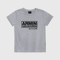 Футболка хлопковая детская Armin van Buuren, цвет: меланж