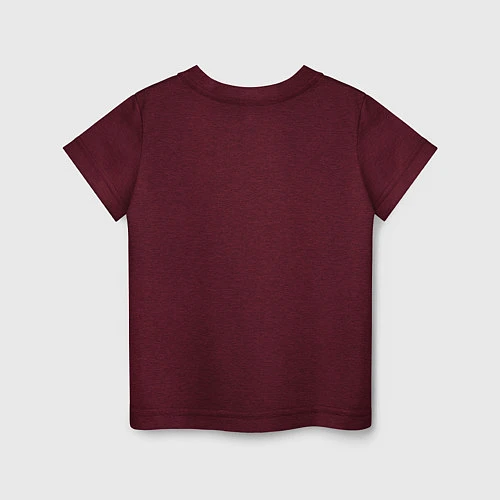 Детская футболка OPEL / Меланж-бордовый – фото 2