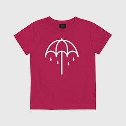 Футболка хлопковая детская BMTH Symbol, цвет: маджента