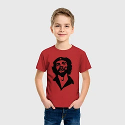 Футболка хлопковая детская Че Гевара, цвет: красный — фото 2
