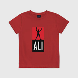 Футболка хлопковая детская Ali by boxcluber, цвет: красный