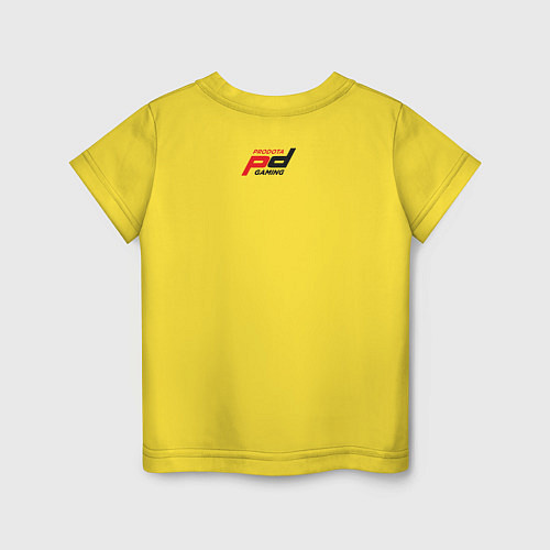 Детская футболка Prodota Gaming / Желтый – фото 2