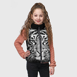 Детский жилет Мордочка тигра, цвет: 3D-черный — фото 2